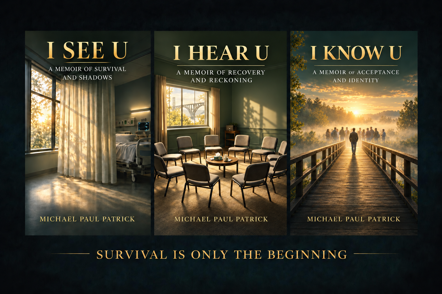 I See U, I Hear U, and I Know U by Michael Paul Patrick. Survival is only the beginning.